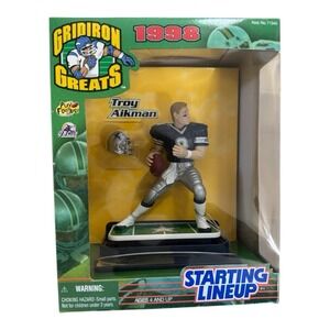 1998 Kenner Starting Lineup Troy Aikman Gridiron Greats Dallas Cowboys